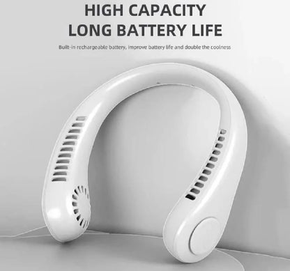 U- Shaped Rechargeable Neck fan