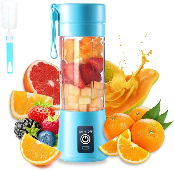 3 In 1 Portable Rechargeable Juicer Blender – 600ML Multifunction Smoothie Maker