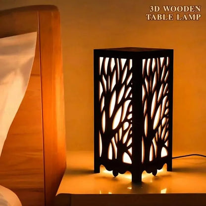 Modern MDF Golden Light Table Lamp – Elegant Black Decorative Bedside Lamp