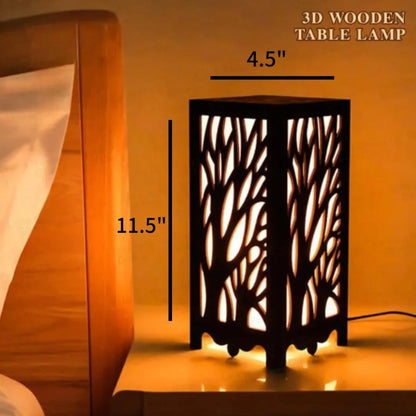 Modern MDF Golden Light Table Lamp – Elegant Black Decorative Bedside Lamp
