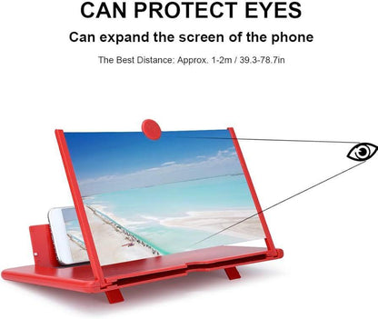 Portable Video Amplifying Screen for Smartphones – Black