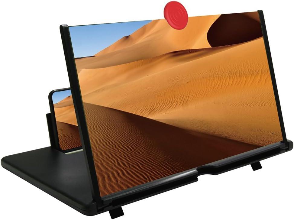 Portable Video Amplifying Screen for Smartphones – Black