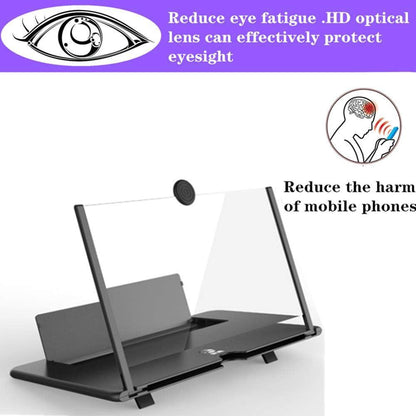 Portable Video Amplifying Screen for Smartphones – Black