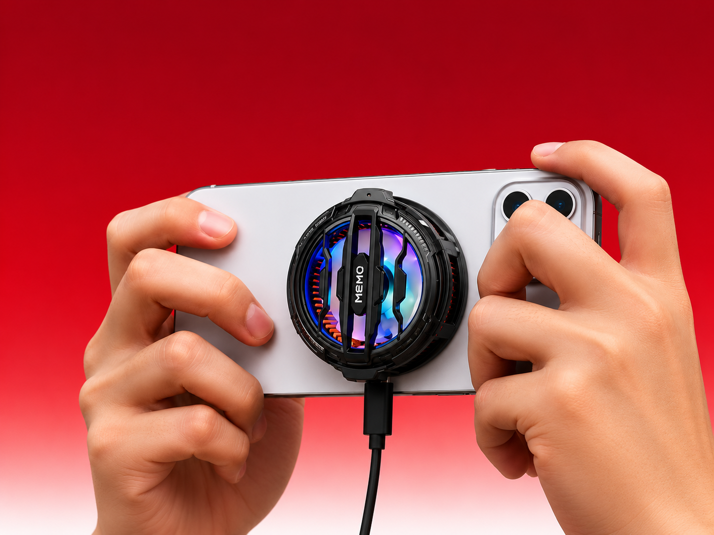 MEMO CX07 Mobile Phone Cooler | Magnetic Gaming Cooling Fan